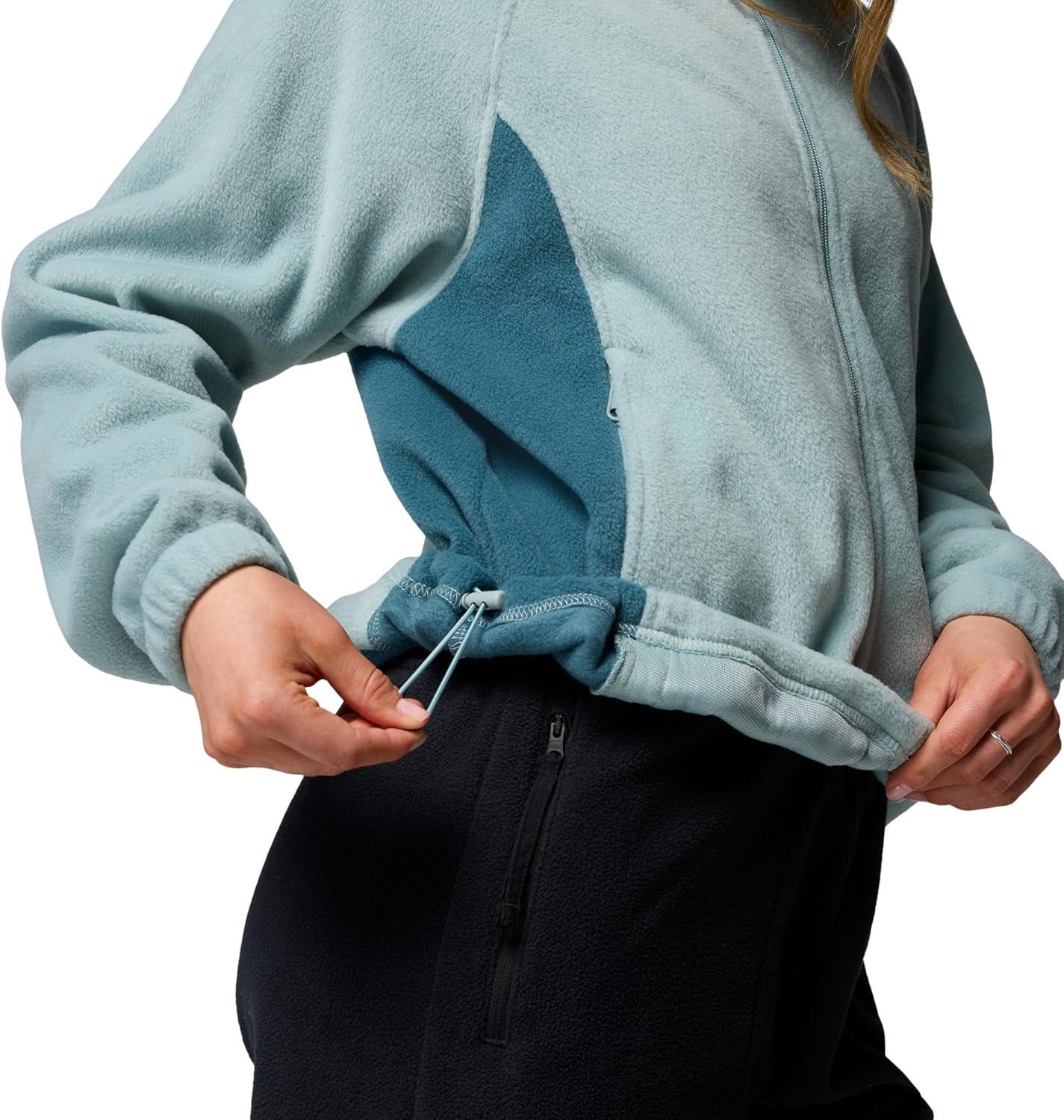 imageColumbia womens Benton Springs Relaxed Full ZipCrushed Blue