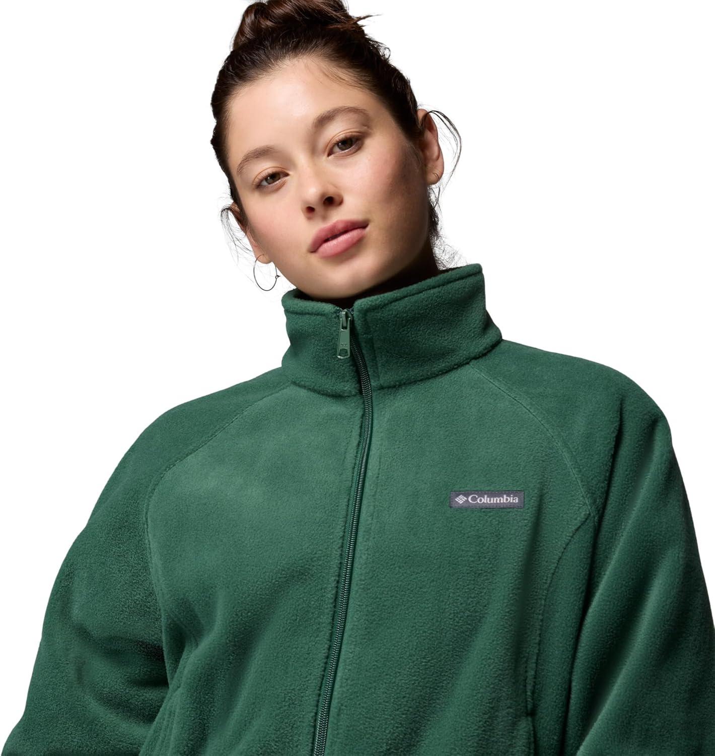 imageColumbia womens Benton Springs Relaxed Full ZipRain Forest
