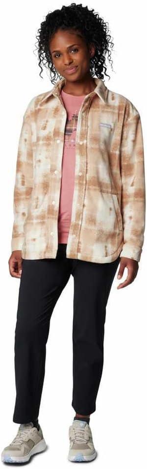 imageColumbia womens Benton Springs Shirt Jacket IICamel Brown Omblur