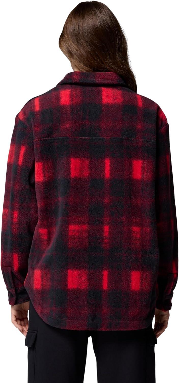 imageColumbia womens Benton Springs Shirt Jacket IIMountain Red Omblur Tonal