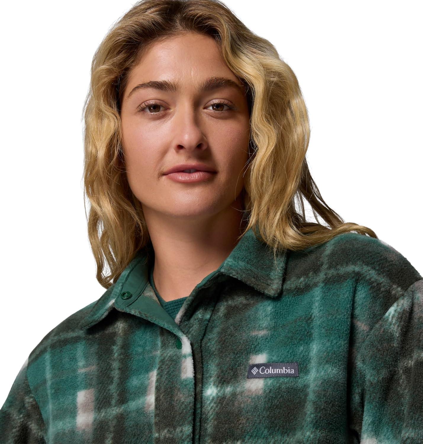 imageColumbia womens Benton Springs Shirt Jacket IIRain Forest Omblur