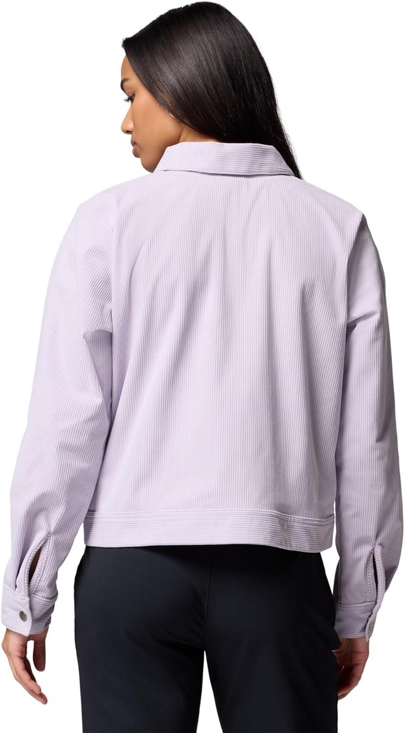 imageColumbia womens Blue Point Creek Short Corduroy Shirt JacketLavender Pearl