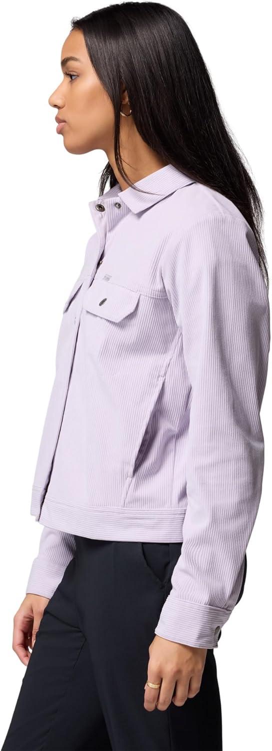 imageColumbia womens Blue Point Creek Short Corduroy Shirt JacketLavender Pearl