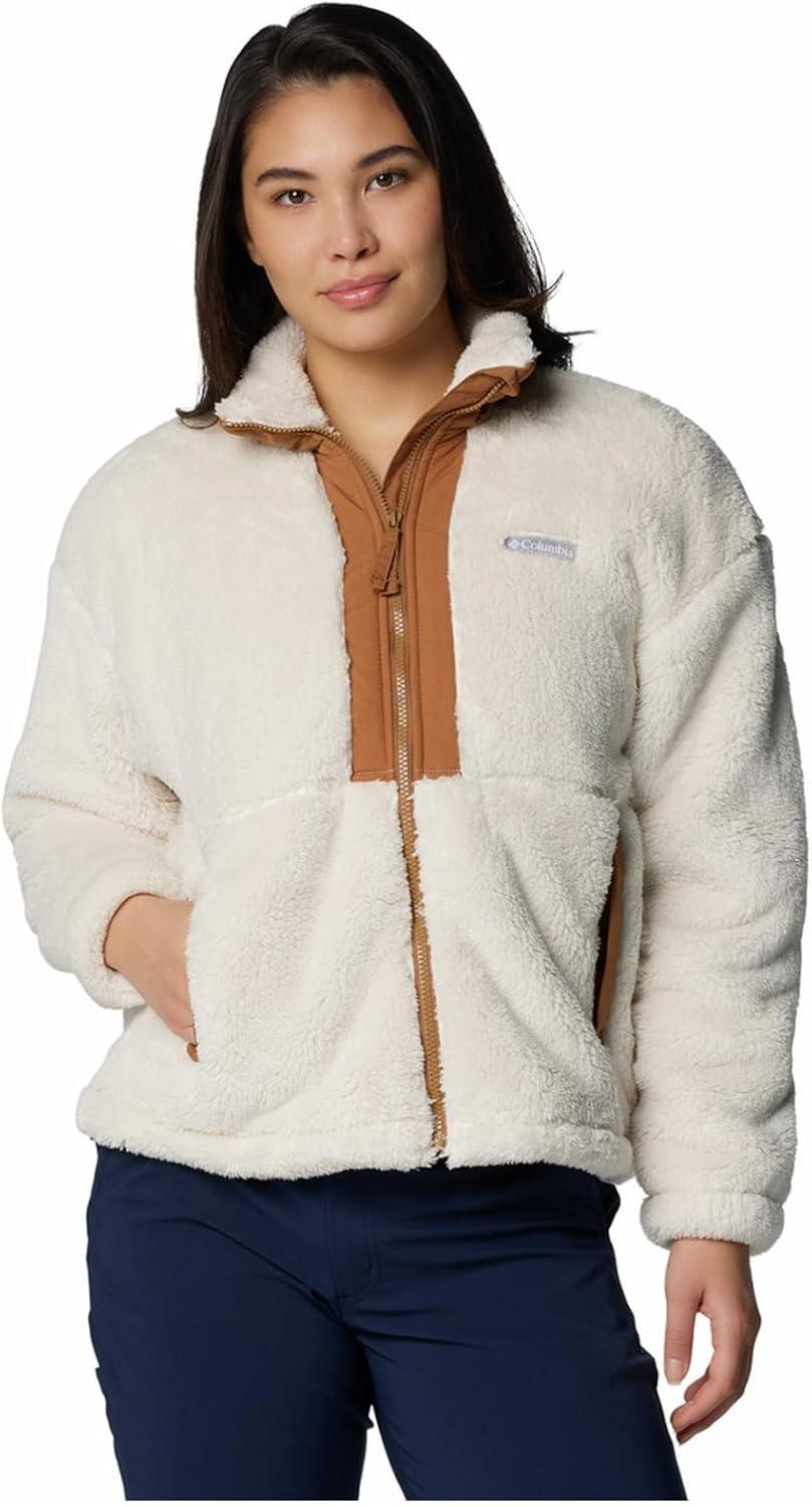 imageColumbia womens Boundless Discovery Sherpa Full Zip IIChalkCamel Brown