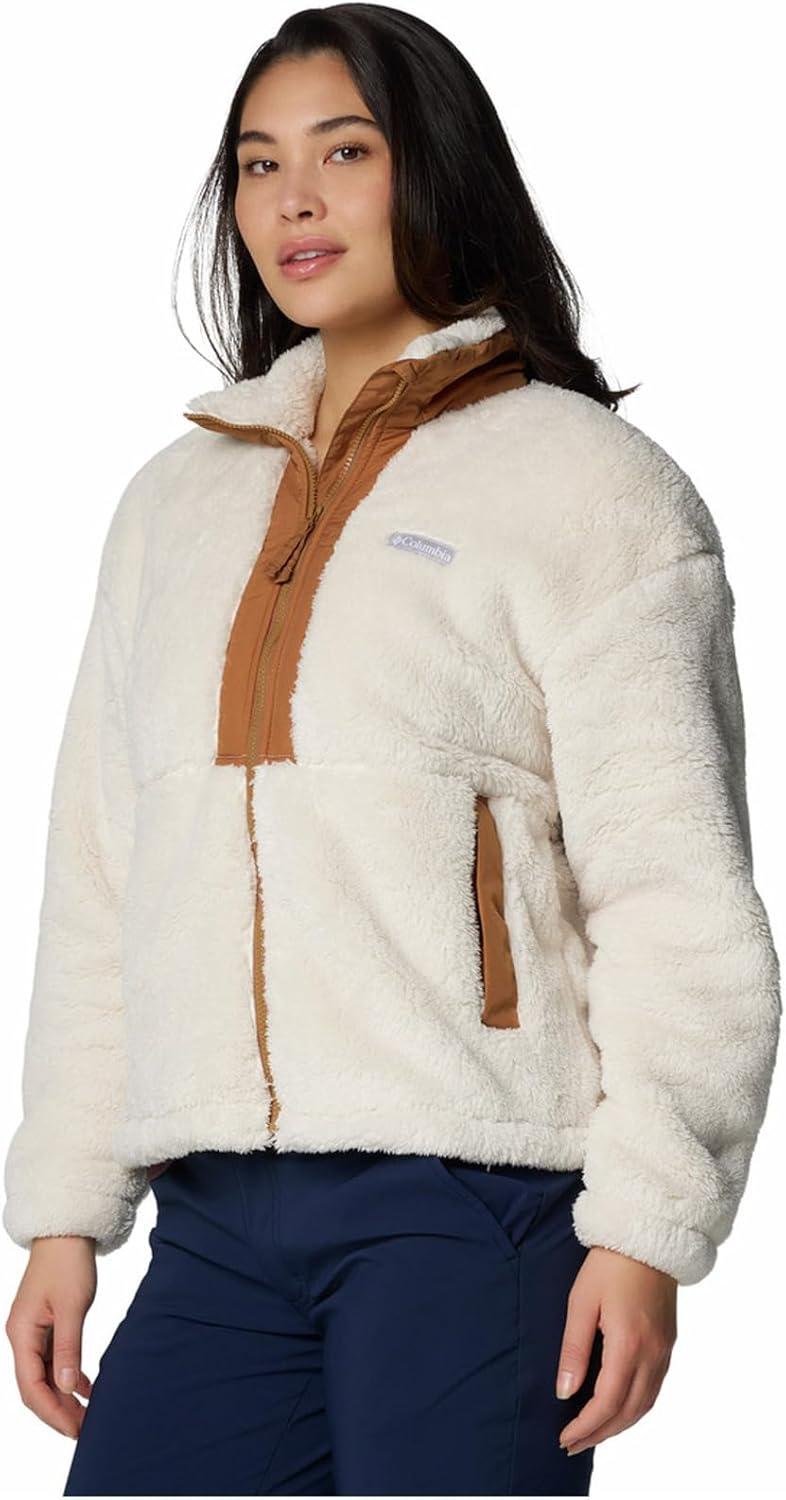 imageColumbia womens Boundless Discovery Sherpa Full Zip IIChalkCamel Brown
