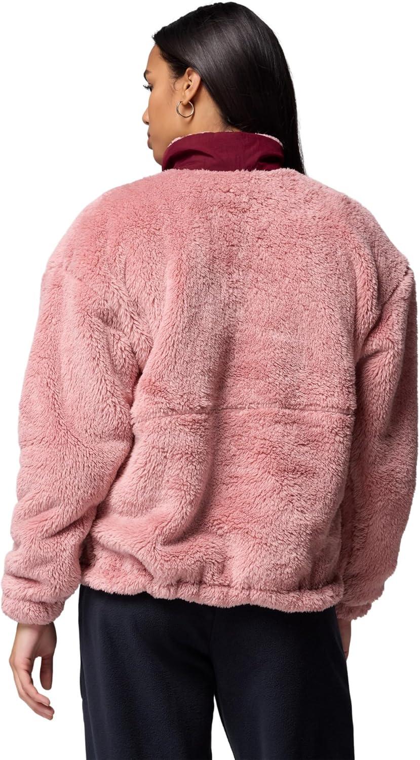 imageColumbia womens Boundless Discovery Sherpa Full Zip IIEraser PinkRich Wine