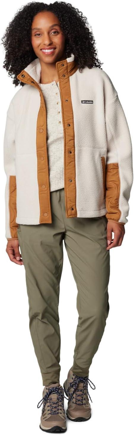 imageColumbia womens Cloud Point Snap FleeceCamel BrownDark Stone