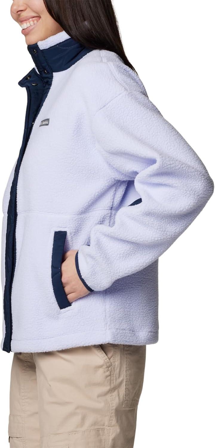 imageColumbia womens Cloud Point Snap FleeceCollegiate NavySnowdrift