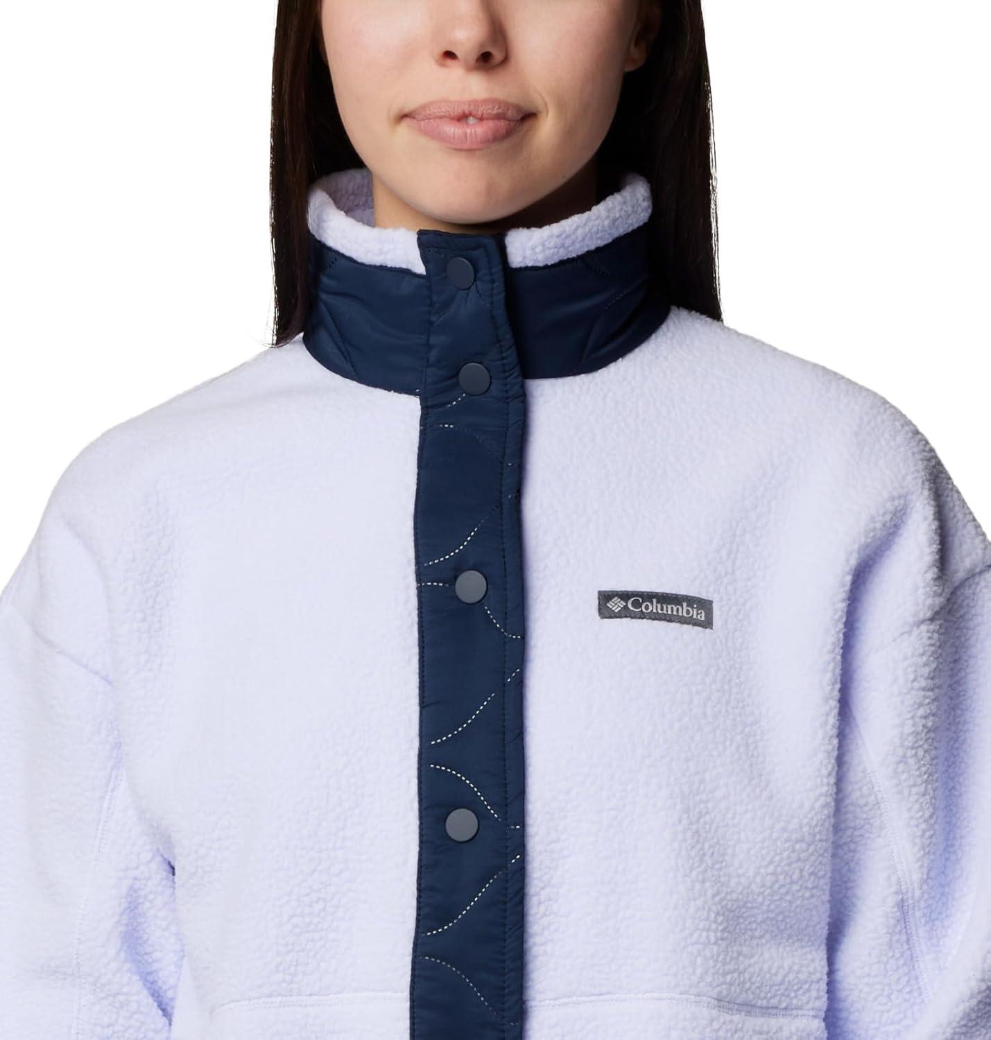 imageColumbia womens Cloud Point Snap FleeceCollegiate NavySnowdrift