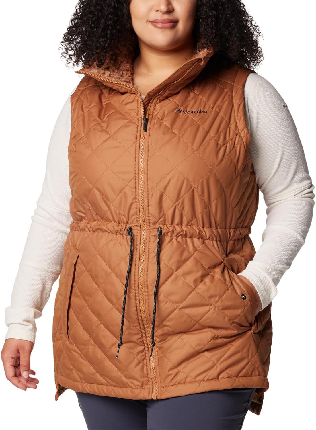 imageColumbia womens Copper Crest II Mid VestCamel Brown