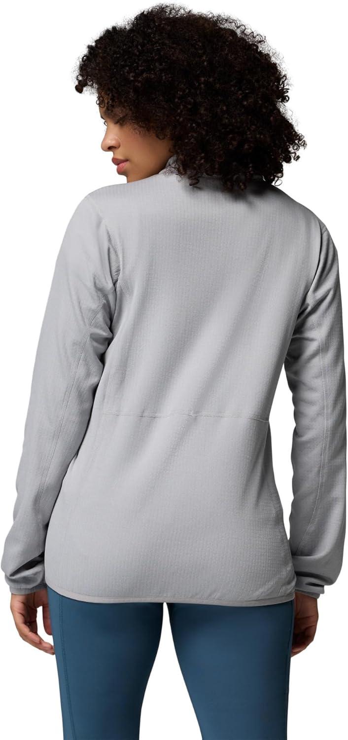 imageColumbia womens Essential Hike Grid Fleece Full ZipColumbia GreyColumbia Grey