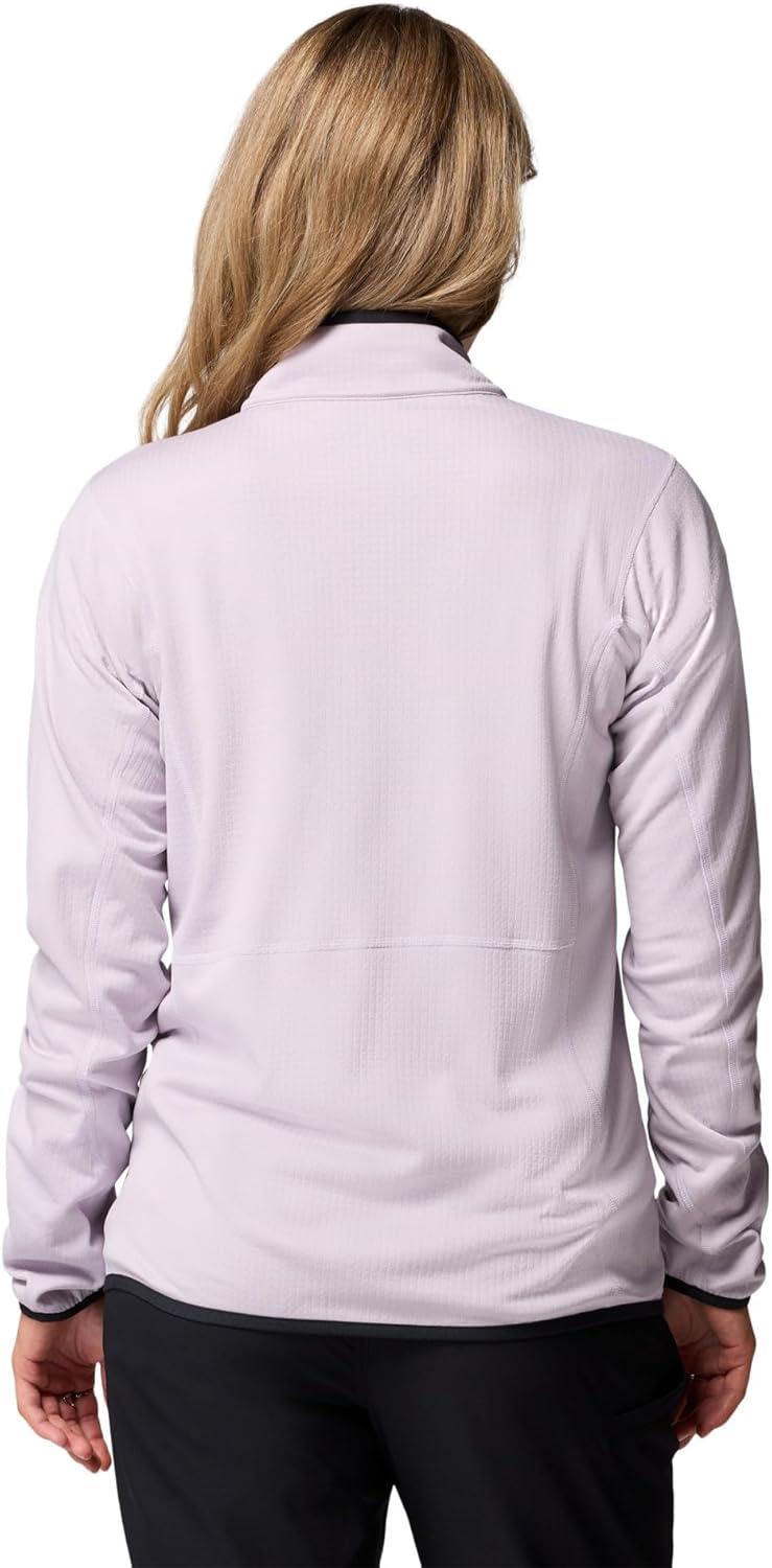 imageColumbia womens Essential Hike Grid Fleece Full ZipLavender PearlBlack
