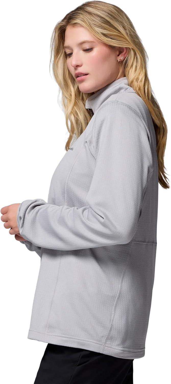 imageColumbia womens Essential Hike Grid Fleece Half ZipColumbia GreyColumbia Grey