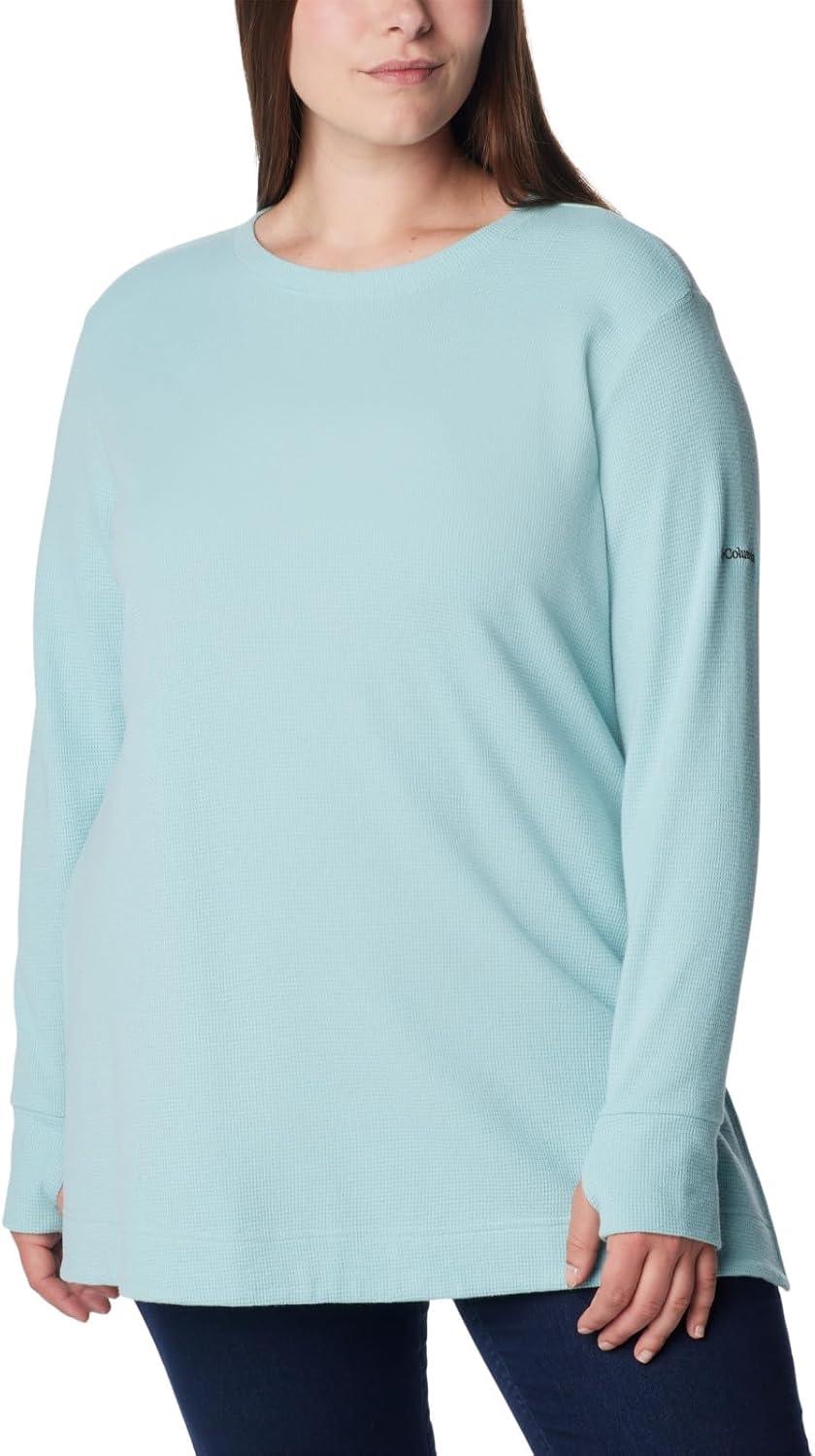imageColumbia womens Holly Hideaway Waffle TunicAqua Haze