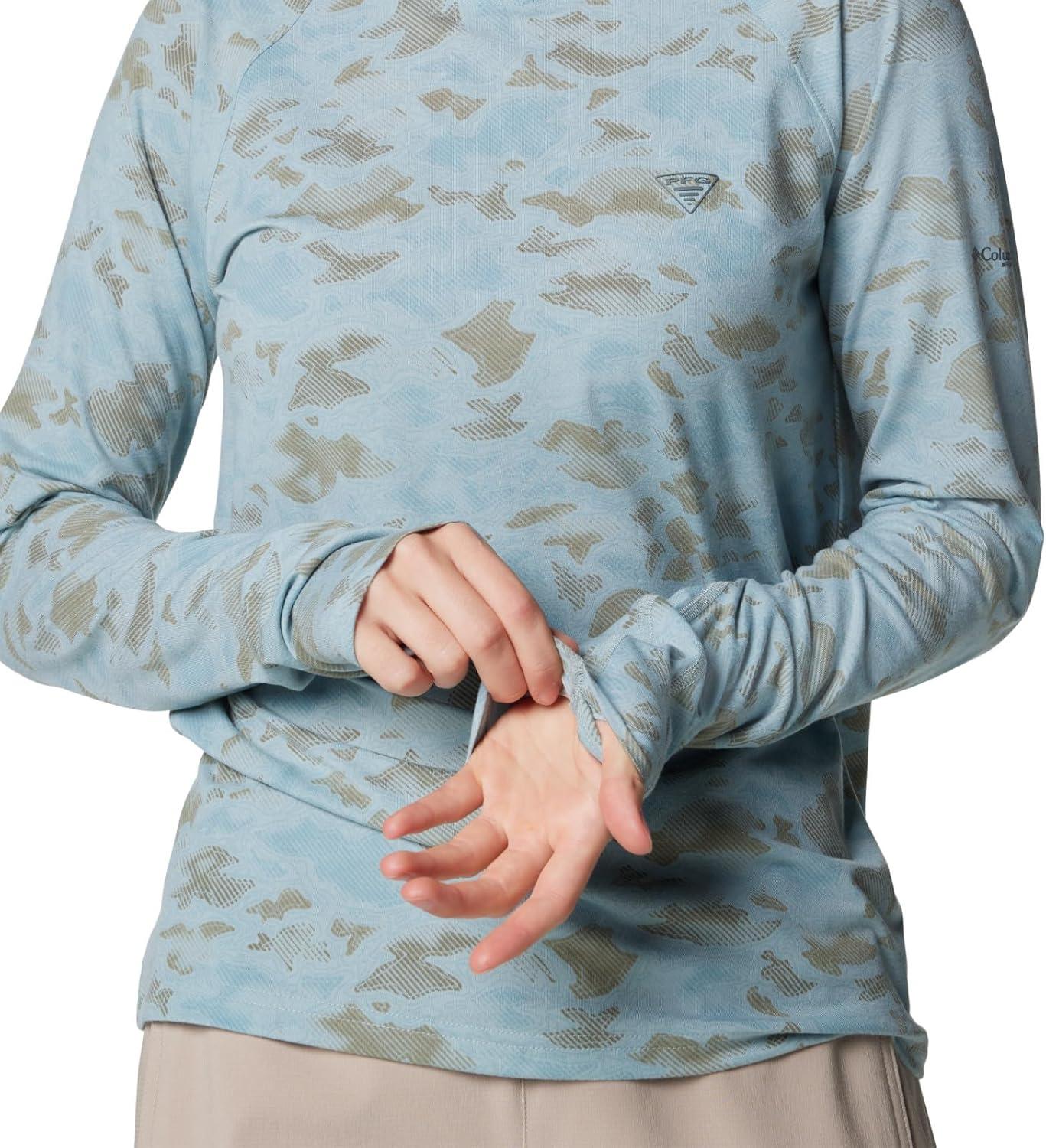 imageColumbia womens Pfg Uncharted HoodieCrushed Blue Uncharted Waters