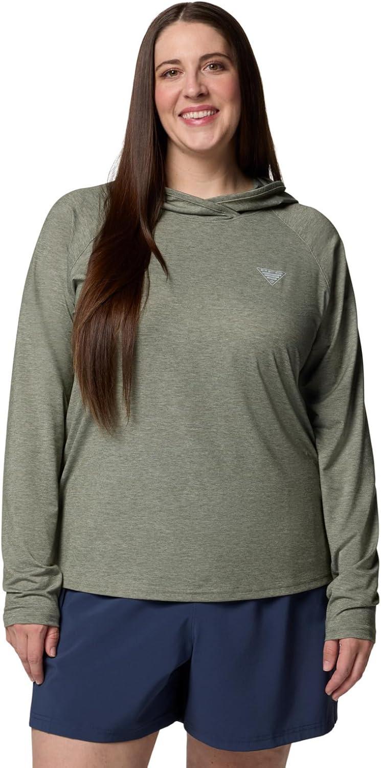 imageColumbia womens Pfg Uncharted HoodieCypress Heather 2024