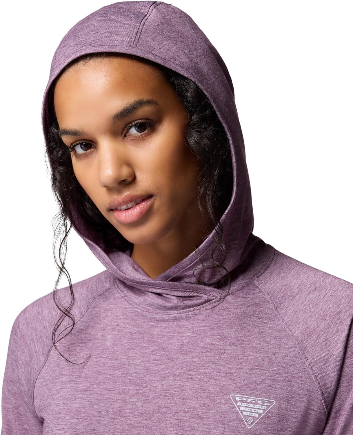 imageColumbia womens Pfg Uncharted HoodieDusty Purple Heather