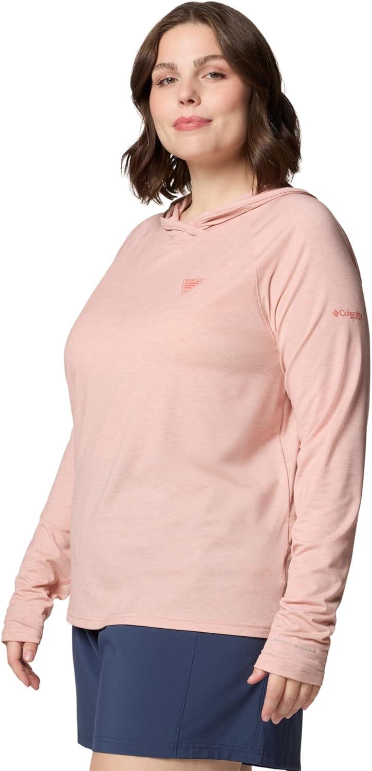 imageColumbia womens Pfg Uncharted HoodieFaux Pink Heather