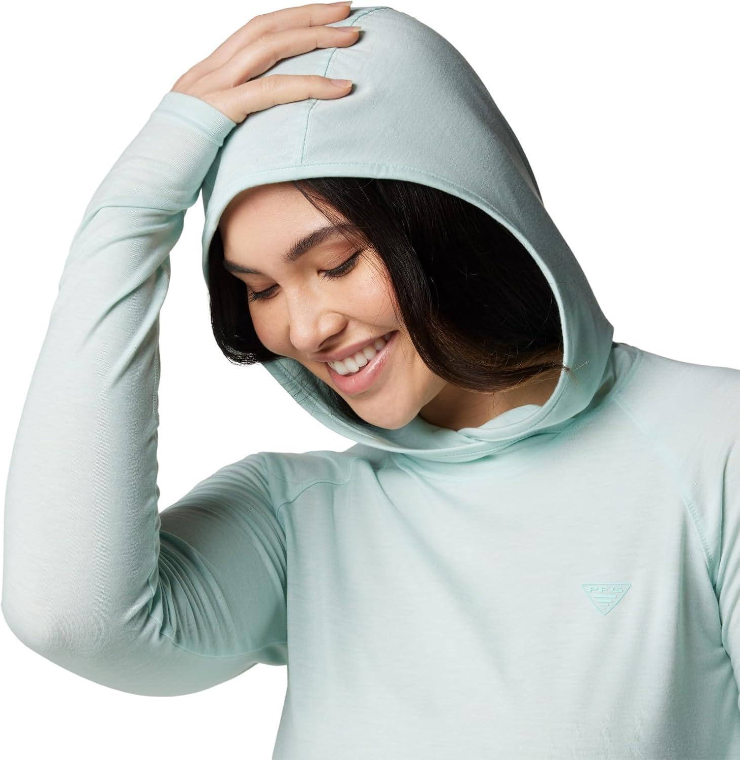 imageColumbia womens Pfg Uncharted HoodieIcy Morn Heather