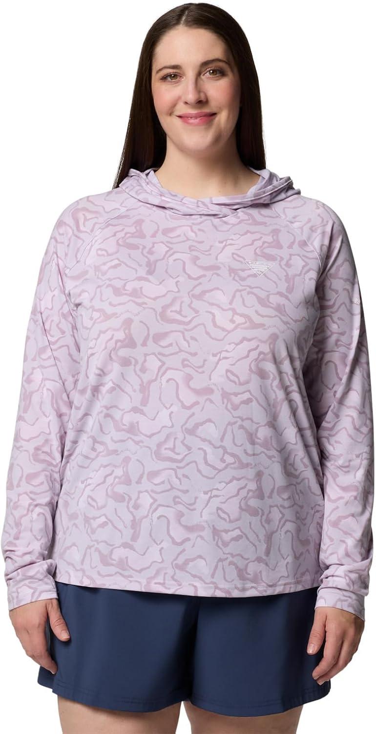 imageColumbia womens Pfg Uncharted HoodieLavender Pearl Swamplands