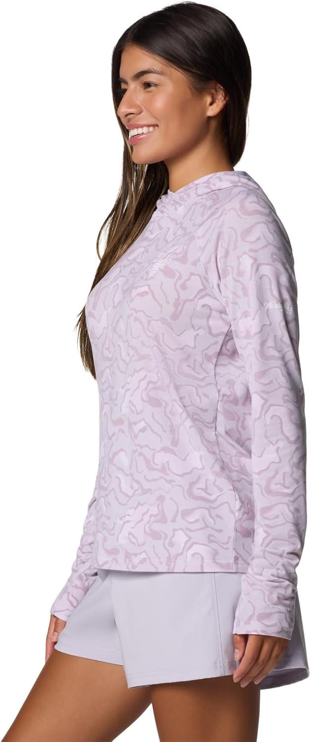 imageColumbia womens Pfg Uncharted HoodieLavender Pearl Swamplands