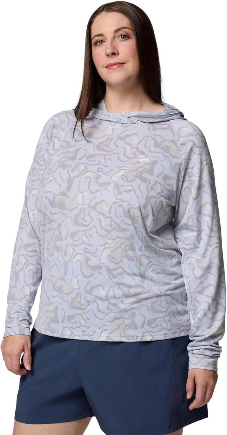 imageColumbia womens Pfg Uncharted HoodieNimbus Grey Swamplands