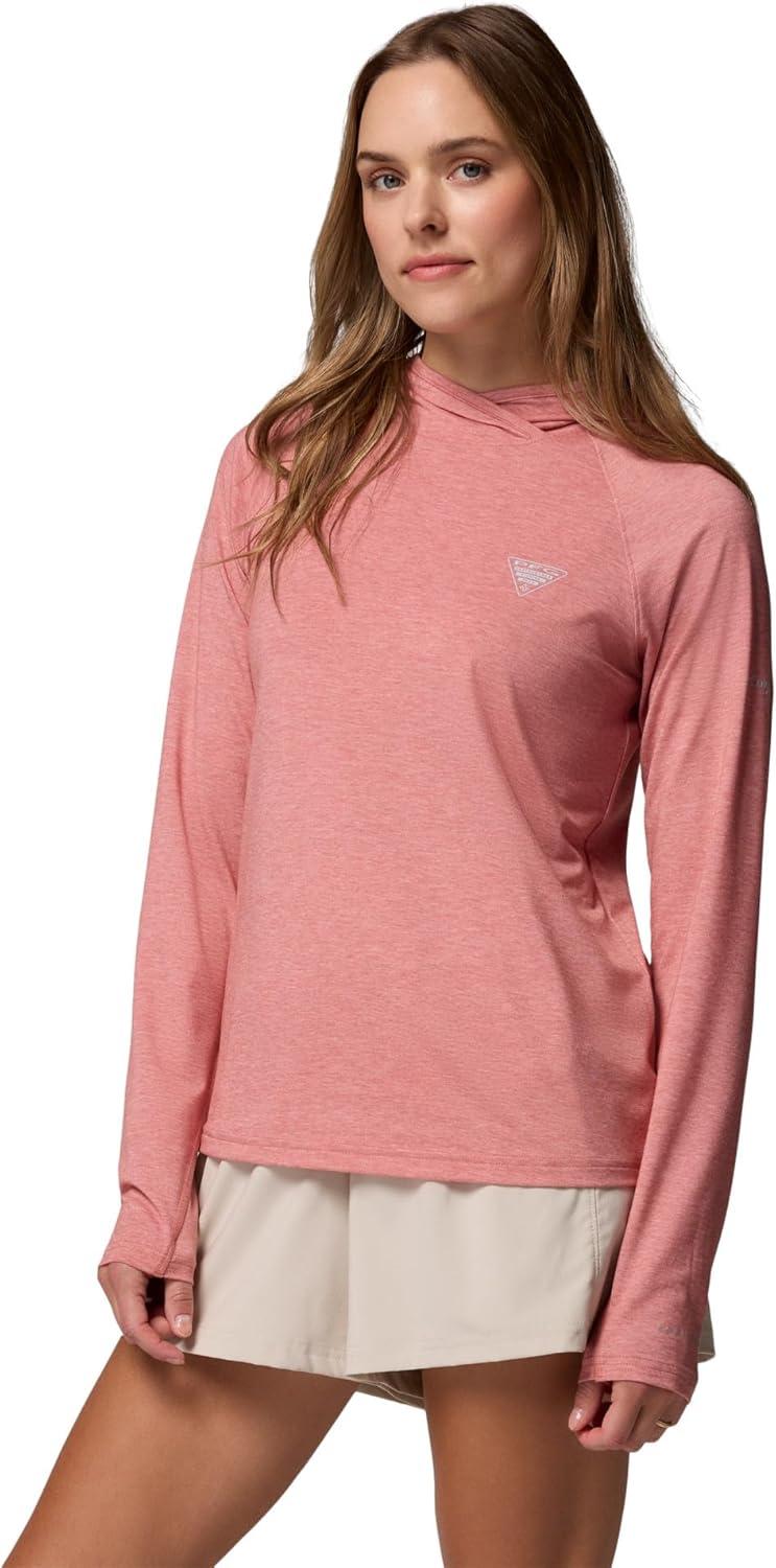 imageColumbia womens Pfg Uncharted HoodieRosewood Heather