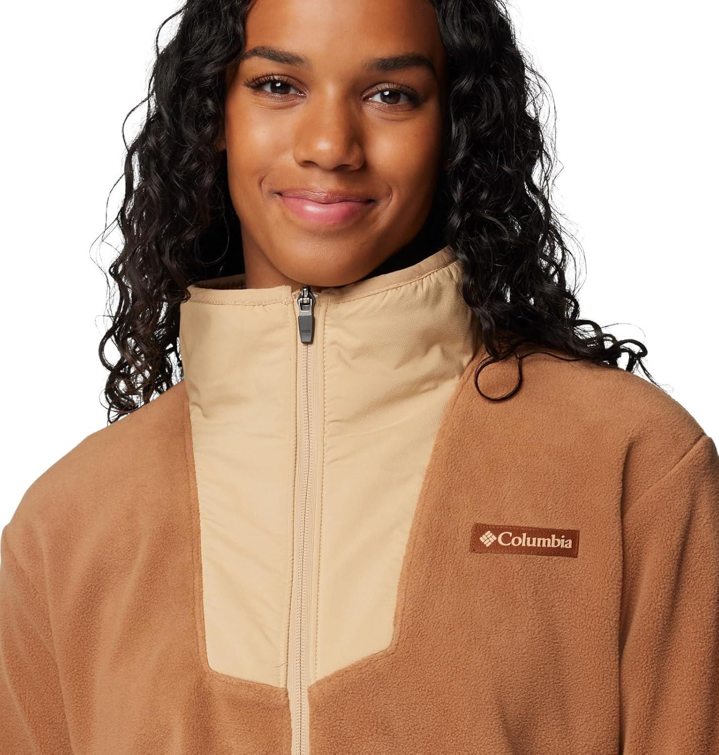 imageColumbia womens Sequoia Grove Full Zip FleeceCamel BrownCanoe