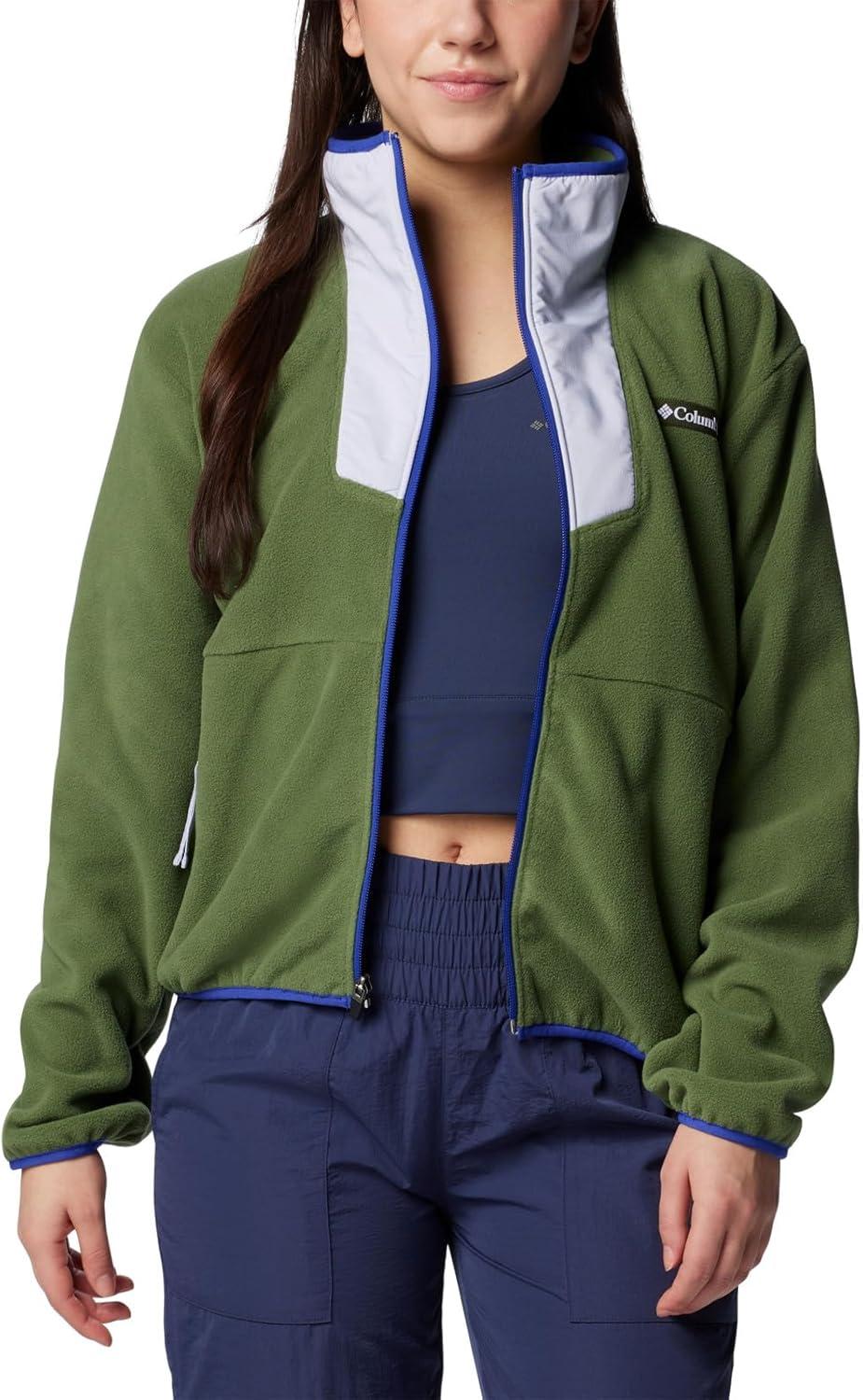 imageColumbia womens Sequoia Grove Full Zip FleeceCanteenSnowdriftClematis Blue