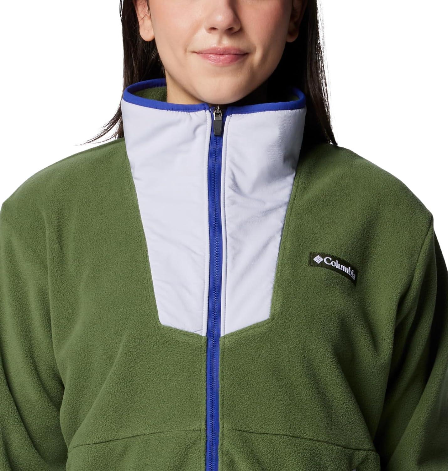 imageColumbia womens Sequoia Grove Full Zip FleeceCanteenSnowdriftClematis Blue