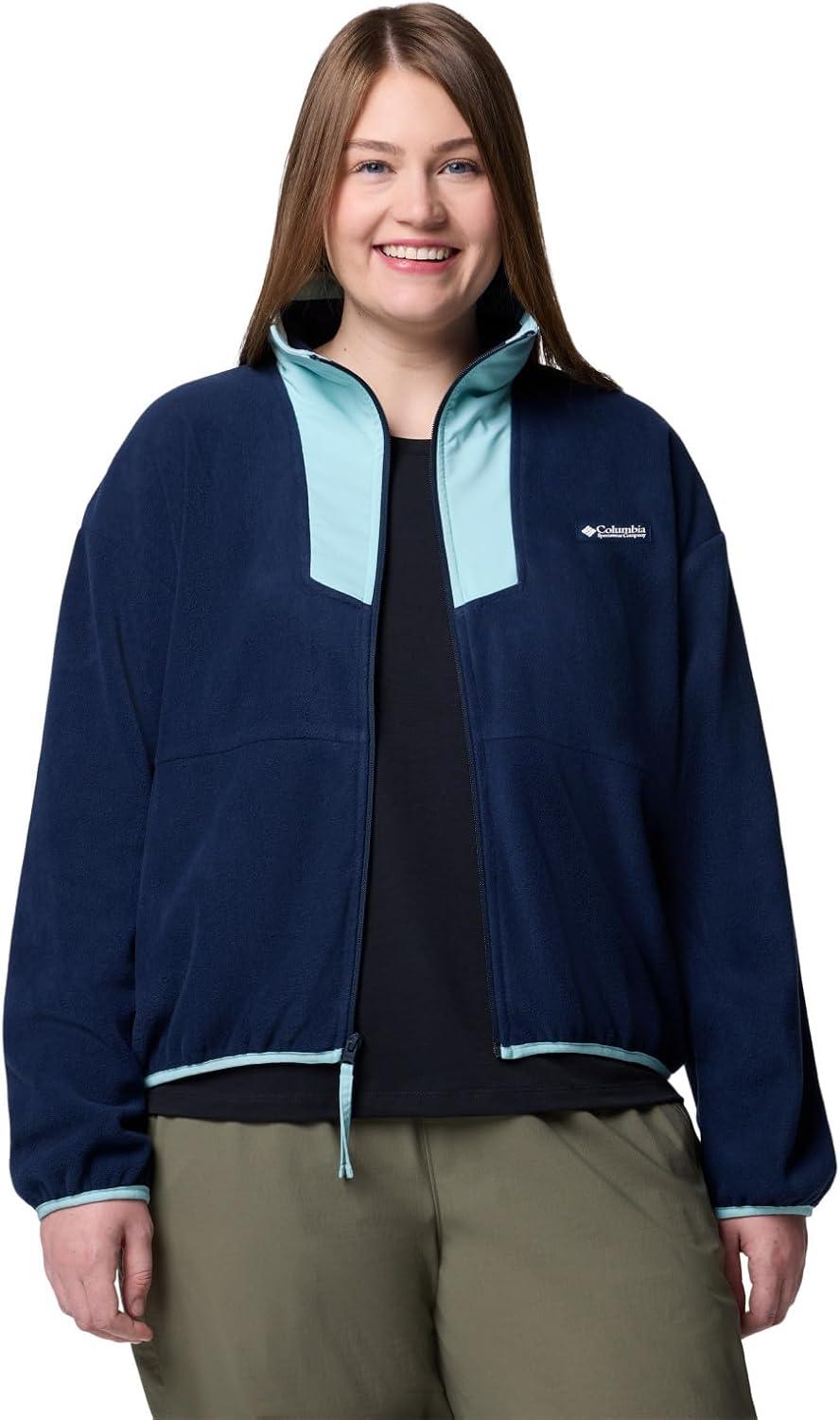 imageColumbia womens Sequoia Grove Full Zip FleeceCollegiate NavySpray