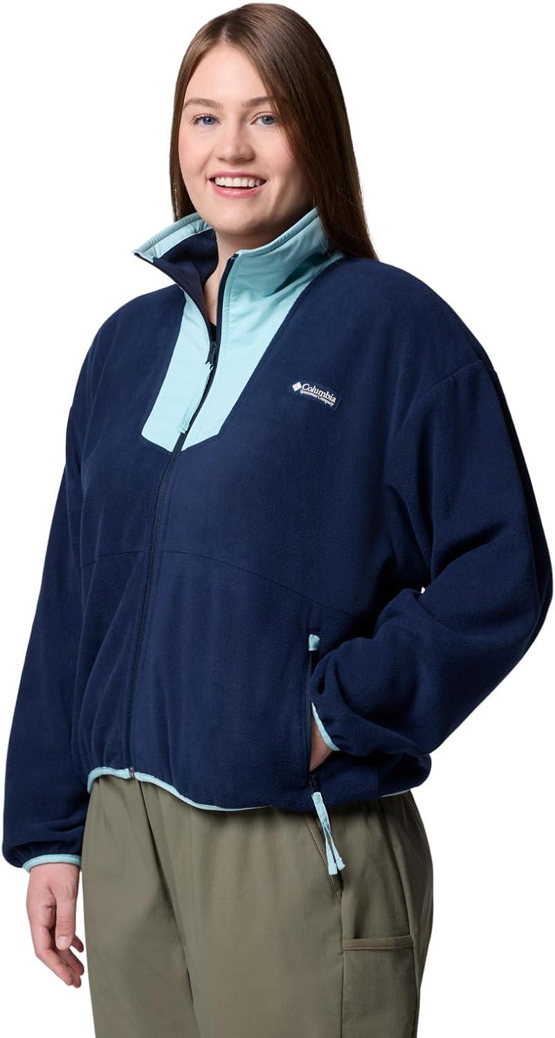 imageColumbia womens Sequoia Grove Full Zip FleeceCollegiate NavySpray