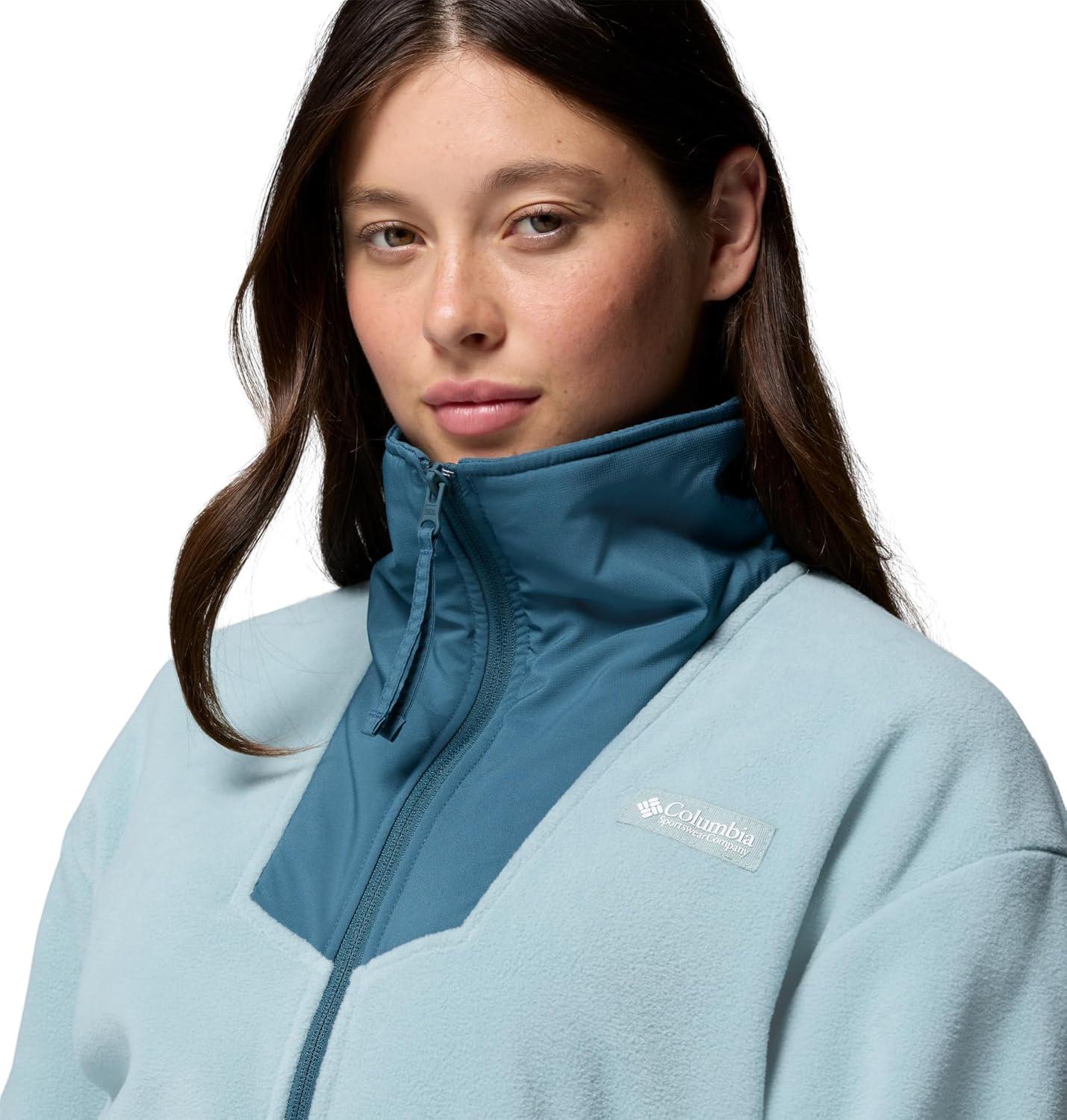 imageColumbia womens Sequoia Grove Full Zip FleeceCrushed BlueEverblue