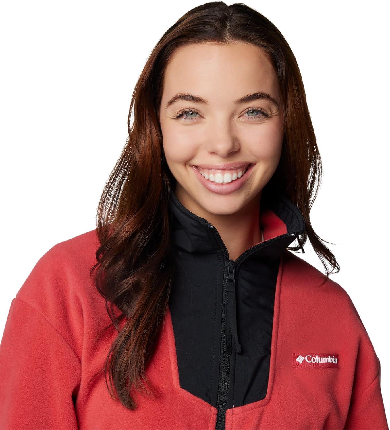imageColumbia womens Sequoia Grove Full Zip FleeceDaredevilBlack