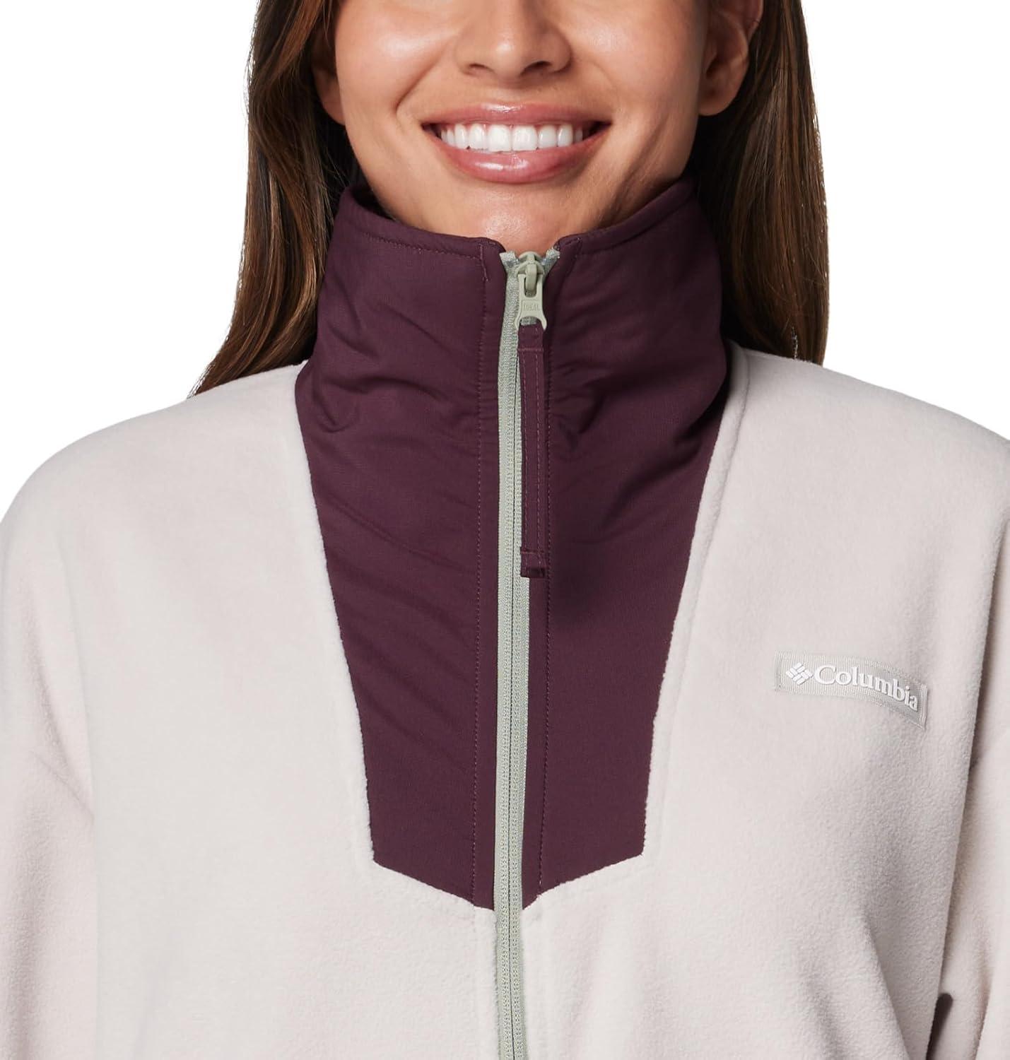 imageColumbia womens Sequoia Grove Full Zip FleeceDark StonePink Agave