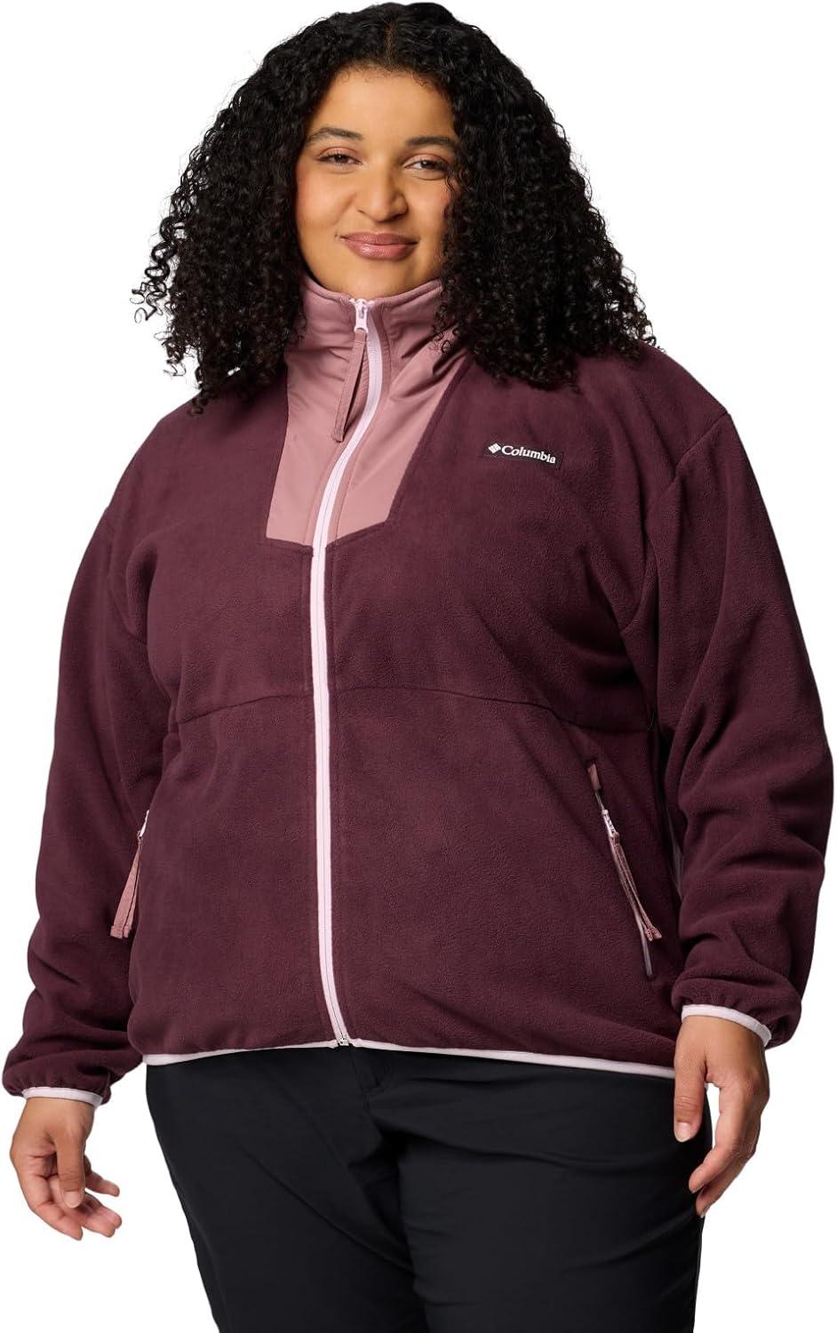 imageColumbia womens Sequoia Grove Full Zip FleeceMoonvistaFigPink Dawn