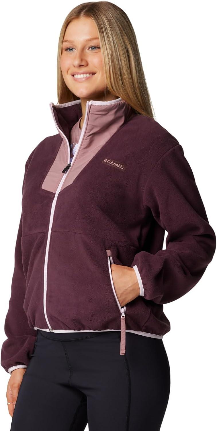 imageColumbia womens Sequoia Grove Full Zip FleeceMoonvistaFigPink Dawn