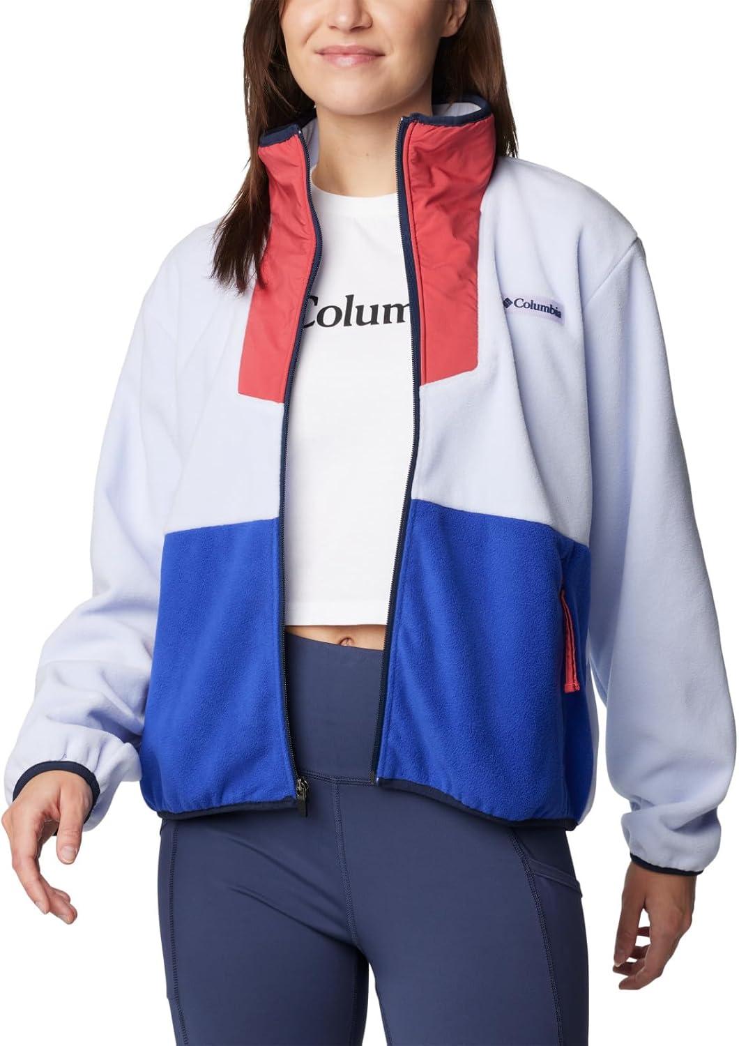 imageColumbia womens Sequoia Grove Full Zip FleeceSnowdriftClematis Blue