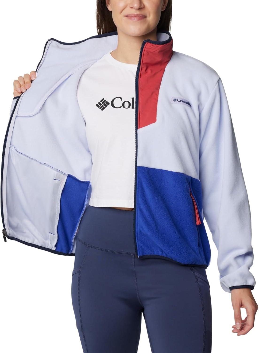 imageColumbia womens Sequoia Grove Full Zip FleeceSnowdriftClematis Blue