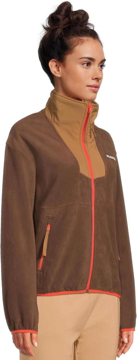 imageColumbia womens Sequoia Grove Full Zip FleeceTobaccoCamel BrownZing