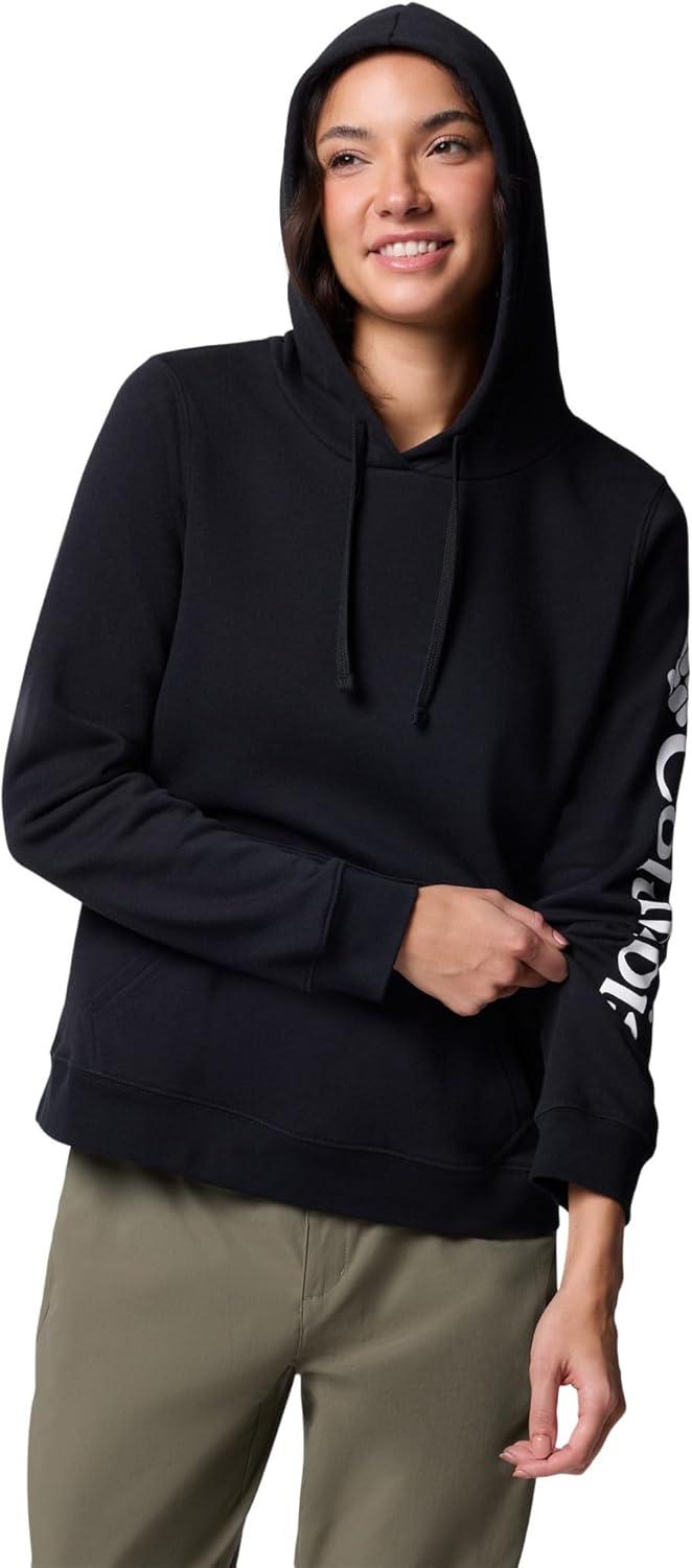imageColumbia womens Trek Graphic HoodieBlackGem Columbia Sleeve