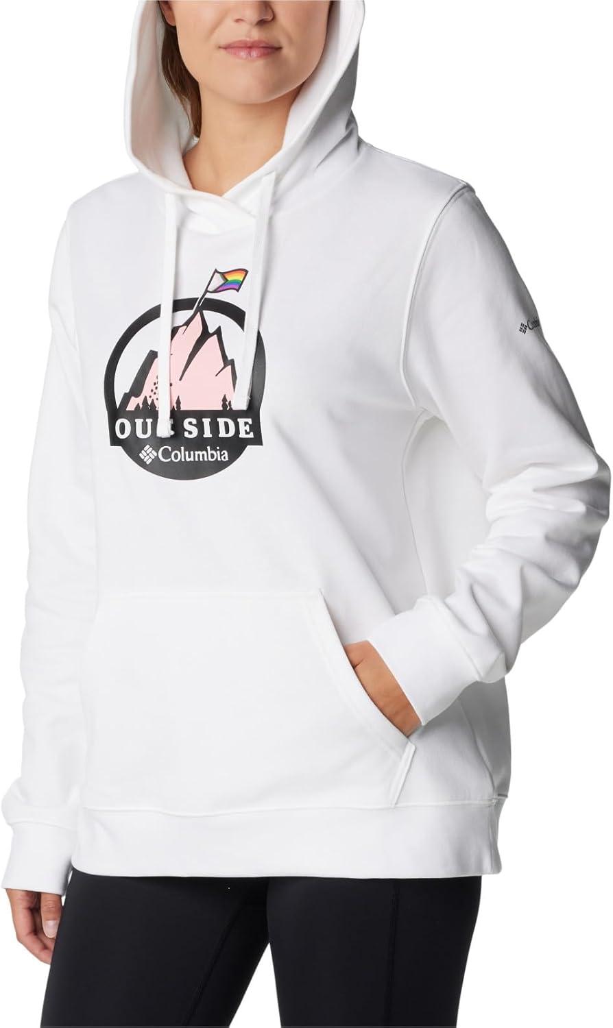 imageColumbia womens Trek Graphic HoodieWhiteS24 Pride