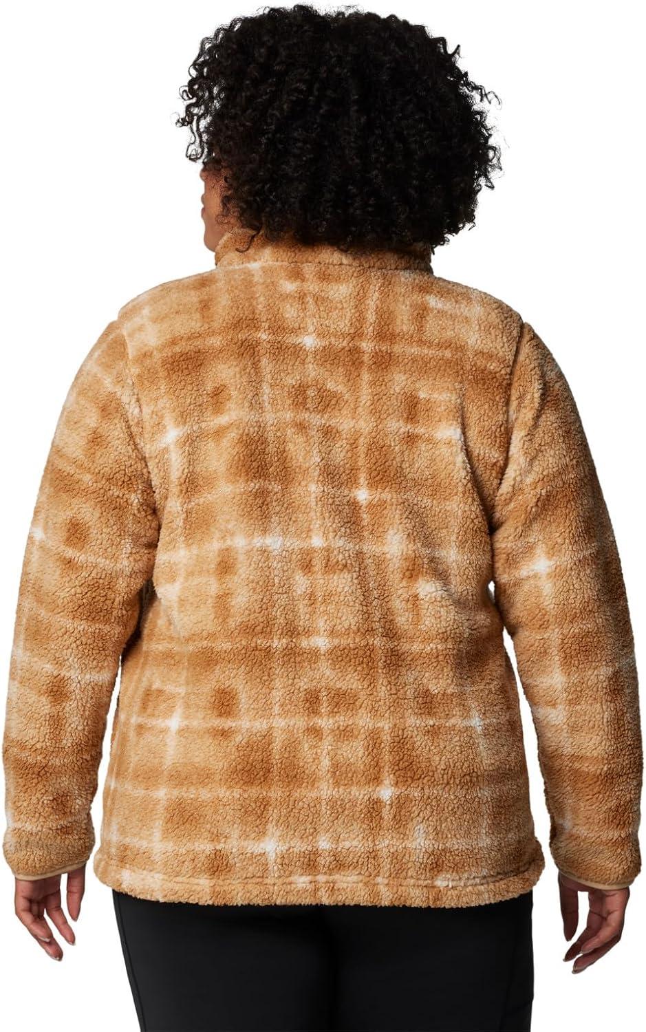 imageColumbia womens West Bend Print Full Zip IiCamel Brown Omblur