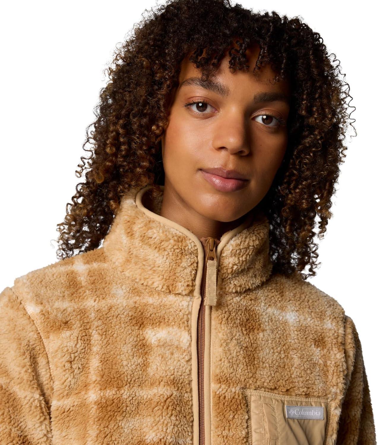 imageColumbia womens West Bend Print Full Zip IiCamel Brown Omblur