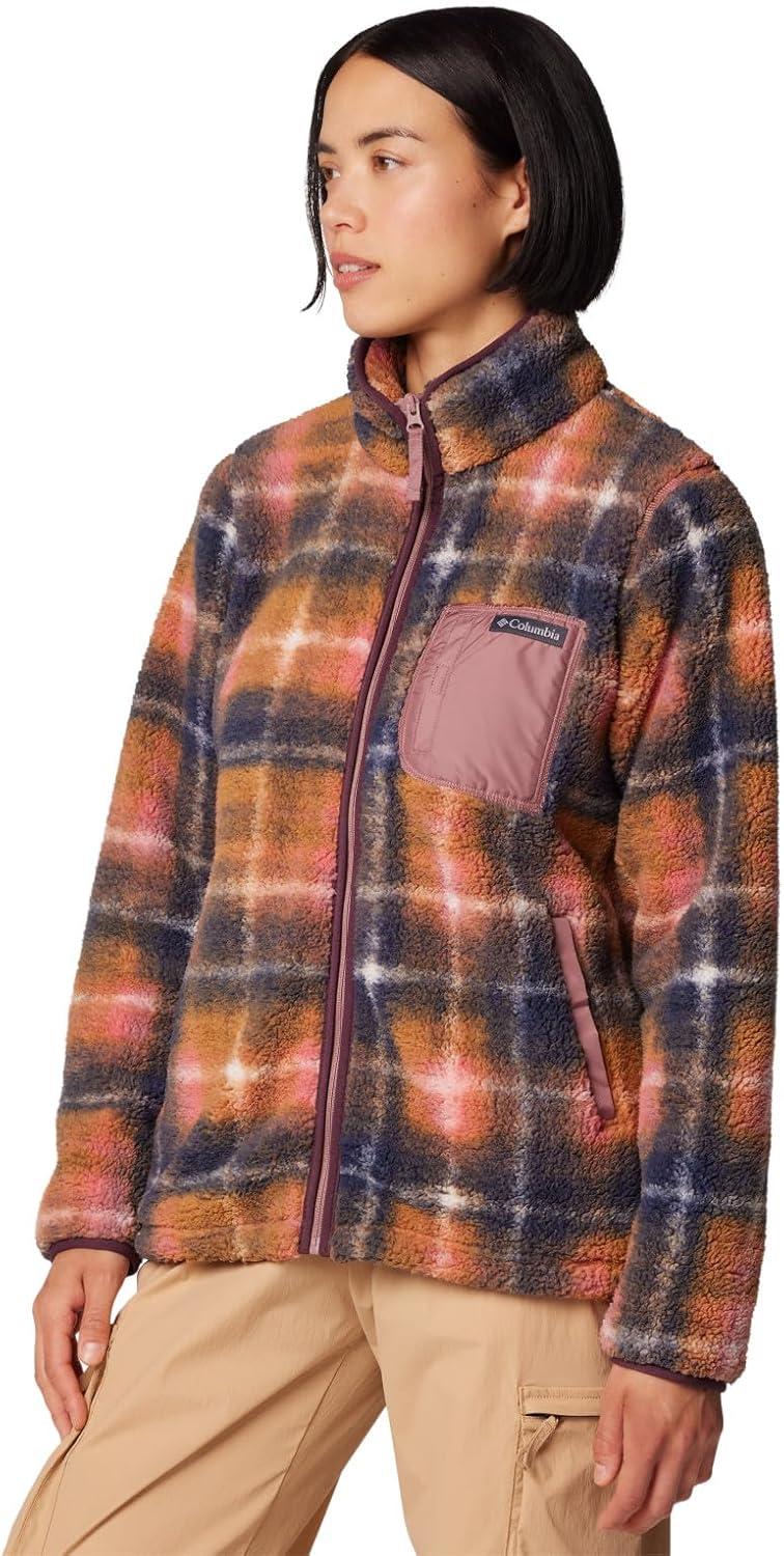 imageColumbia womens West Bend Print Full Zip IiFig Omblur