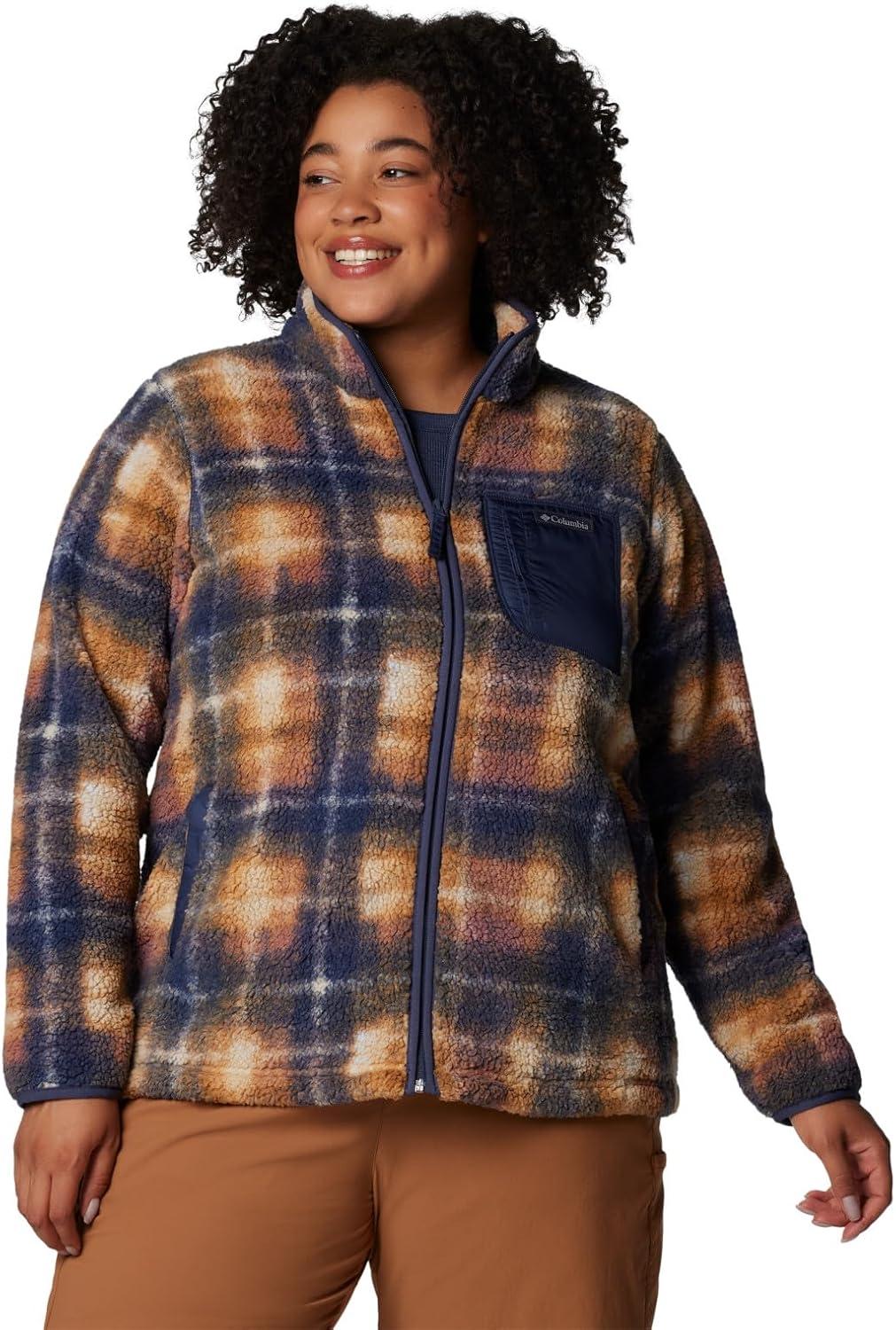 imageColumbia womens West Bend Print Full Zip IiNocturnal Omblur