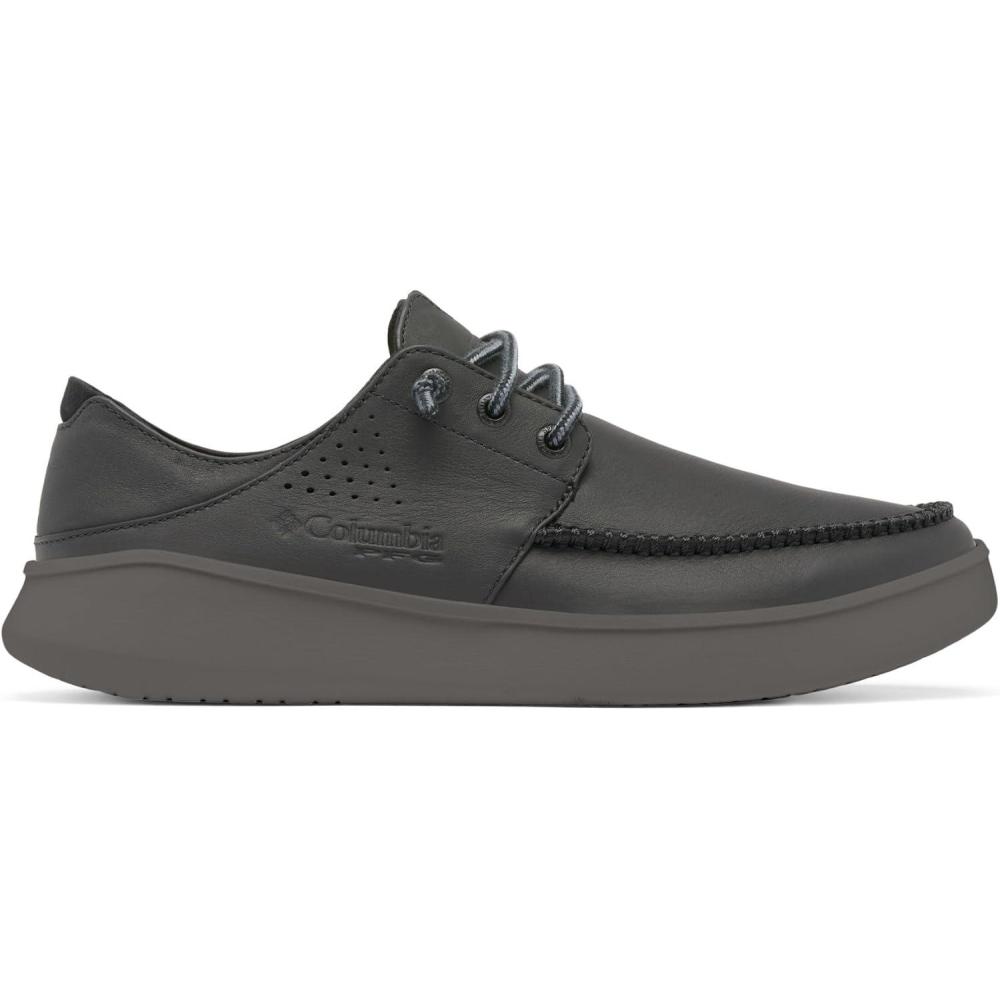 imageColumbia Mens Boatside LeatherBlackDark Grey