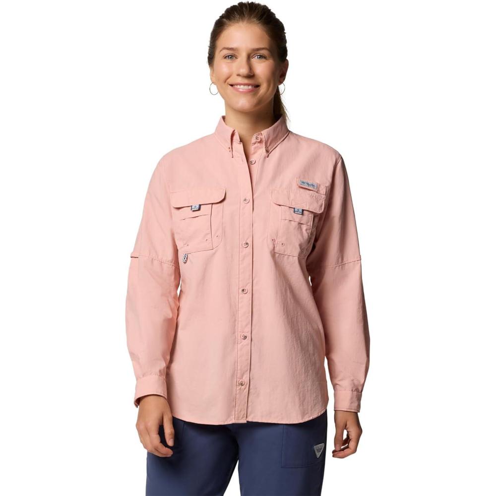 imageColumbia Womens Bahama II Long SleeveFaux Pink