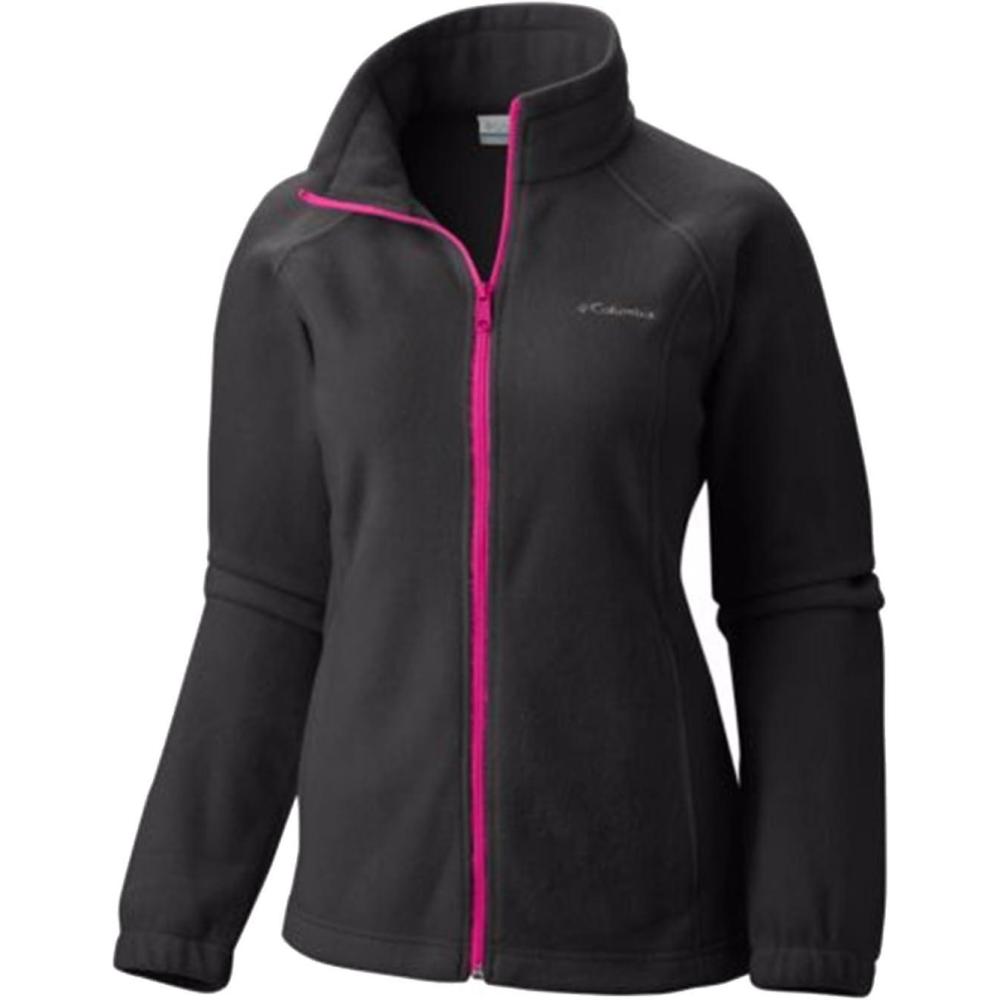 imageColumbia Womens Benton Springs Full ZipBlackHaute Pink
