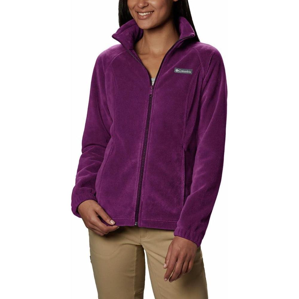 imageColumbia Womens Benton Springs Full ZipDark Raspberry
